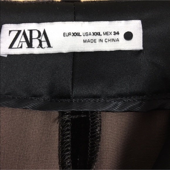 NWT ZARA Fluid Velvet Pants Trousers Limited Edition Sz XXL - Picture 11 of 14